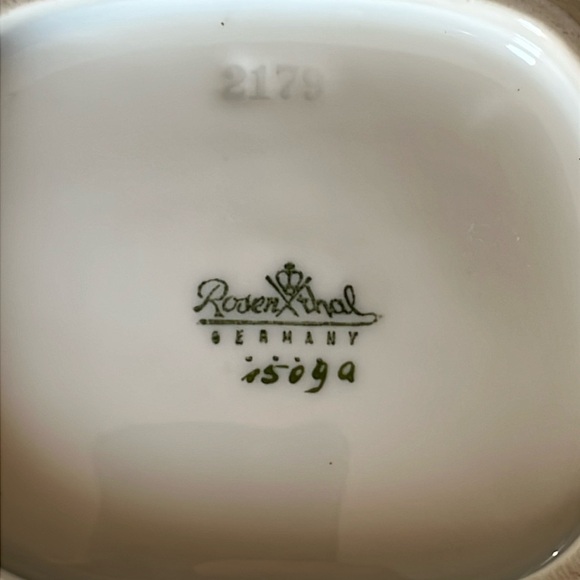 Rosenthal Raymond Peynet Plate Dish Porcelain Lovers Bench Doves Germany Vintage - Picture 5 of 12